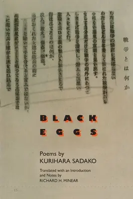 Fekete tojások: Kurihara Sadako versei - Black Eggs: Poems by Kurihara Sadako