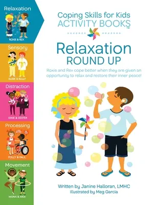 Coping Skills for Kids Activity Books: Relaxációs körkép - Coping Skills for Kids Activity Books: Relaxation Round Up