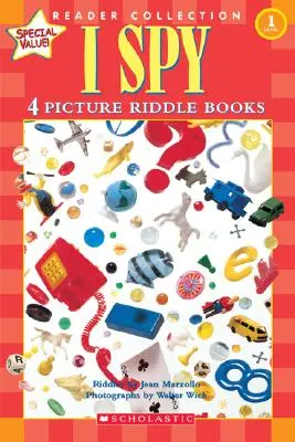 Kémkedem (Scholastic Reader, 1. szint): 4 képrejtvénykönyv - I Spy (Scholastic Reader, Level 1): 4 Picture Riddle Books