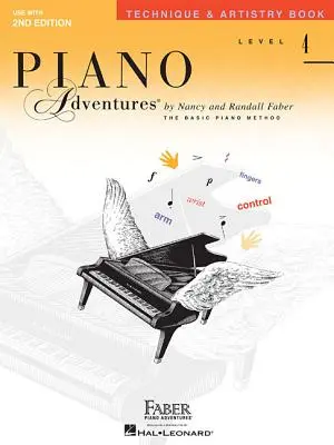 Piano Adventures, 4. szint: Technika és művészet könyv - Piano Adventures, Level 4: Technique & Artistry Book