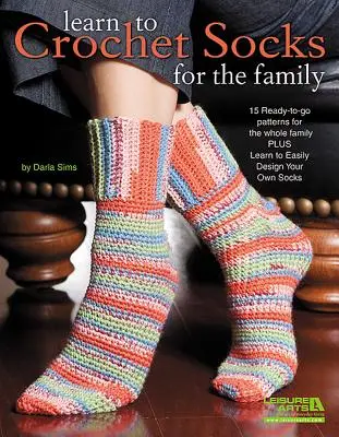 Tanuljon meg zoknit horgolni a családnak - Learn to Crochet Socks for the Family