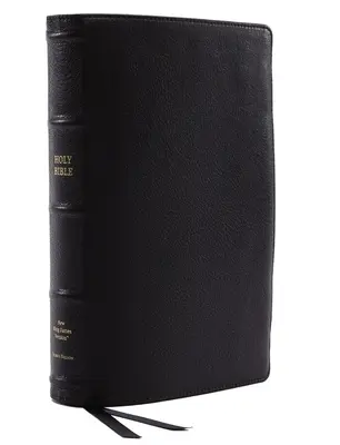 Nkjv, Referenciabiblia, Klasszikus versenkénti biblia, középső oszlop, prémium kecskebőr, fekete, Premier Collection, Red Letter Edition, Comfort Print (Vörös betűs kiadás). - Nkjv, Reference Bible, Classic Verse-By-Verse, Center-Column, Premium Goatskin Leather, Black, Premier Collection, Red Letter Edition, Comfort Print