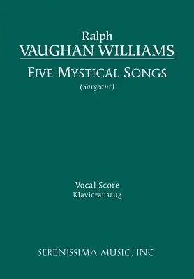 Öt misztikus dal: Vocal score - Five Mystical Songs: Vocal score