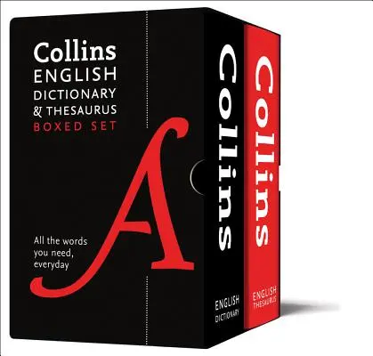 Collins angol szótár és szókincsgyűjtemény dobozos készlet - Collins English Dictionary and Thesaurus Boxed Set