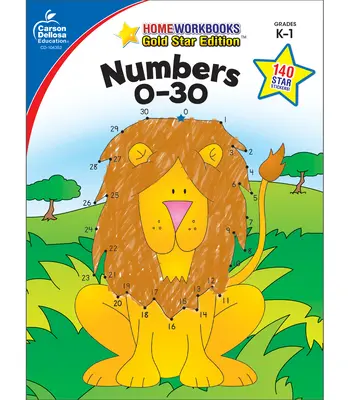 Számok 0-30, K - 1. osztály: Gold Star kiadás - Numbers 0-30, Grades K - 1: Gold Star Edition