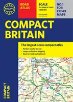 Philip kompakt Nagy-Britannia útatlasza - (Flexi A5) - Philip's Compact Britain Road Atlas - (Flexi A5)