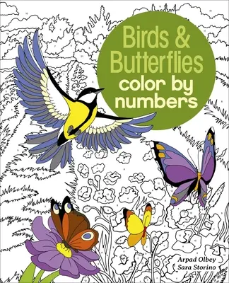 Madarak és pillangók színezés számok szerint - Birds & Butterflies Color by Numbers