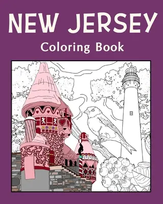 New Jersey színező könyv - New Jersey Coloring Book