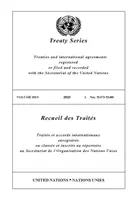 Szerződéssorozat 3019 (angol/francia kiadás) - Treaty Series 3019 (English/French Edition)