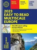 2023 Philip's Easy to Read Multiscale Road Atlas Europe - (A4-es spirálkötés) - 2023 Philip's Easy to Read Multiscale Road Atlas Europe - (A4 Spiral binding)