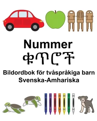 Svéd-arab számok/ቁጥሮች Képes szótár kétnyelvű gyermekek számára - Svenska-Amhariska Nummer/ቁጥሮች Bildordbok fr tvsprkiga barn