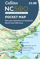 NC500 zsebtérkép - Tervezze meg kalandját Skócia északi partvidékének 500-as útvonalán - NC500 Pocket Map - Plan Your Adventure on Scotland's North Coast 500 Route