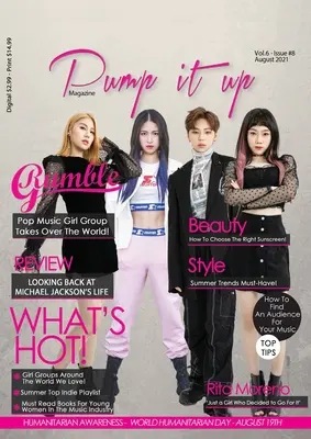 Pump it up Magazine - K-Pop szenzáció RUMBLE G - 2021. augusztus - Pump it up Magazine - K-Pop Sensation RUMBLE G - August 2021