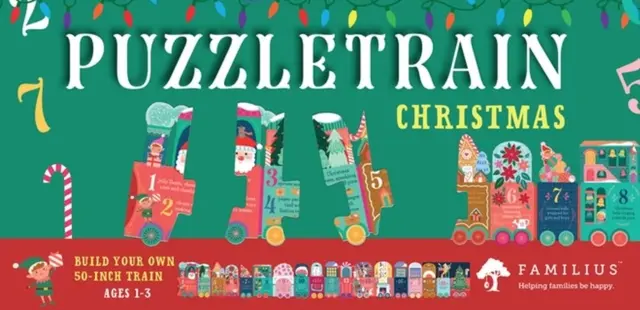 Puzzletrain: Puzzle: Christmas 26-Piece Puzzle - Puzzletrain: Christmas 26-Piece Puzzle