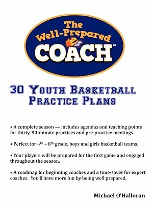 A jól felkészült edző - 30 ifjúsági kosárlabdagyakorlat tervei - The Well-Prepared Coach - 30 Youth Basketball Practice Plans