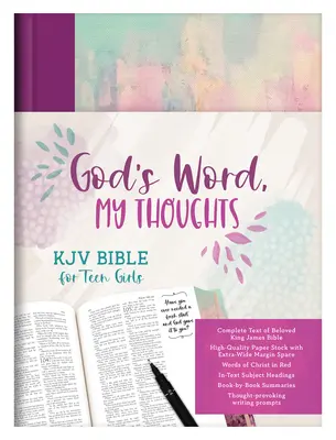 Isten Igéje, az én gondolataim KJV Biblia tinilányok számára - God's Word, My Thoughts KJV Bible for Teen Girls