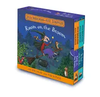 Szoba a seprűn és A csiga és a bálna társaskönyv ajándék díszdobozban - Room on the Broom and The Snail and the Whale Board Book Gift Slipcase