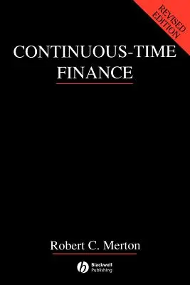 Folyamatos idejű pénzügyek - Continuous-Time Finance