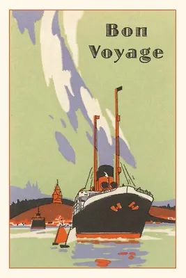 Vintage Journal Art Deco Ocean Liner utazási poszter - Vintage Journal Art Deco Ocean Liner Travel Poster