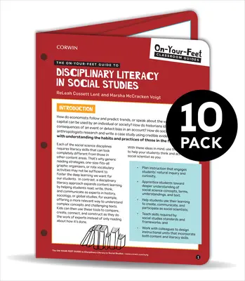 BUNDLE: Lent: Társadalomtudományok diszciplináris műveltségi útmutatója: 10 csomag - BUNDLE: Lent: The On-Your-Feet Guide to Disciplinary Literacy in Social Studies: 10 Pack