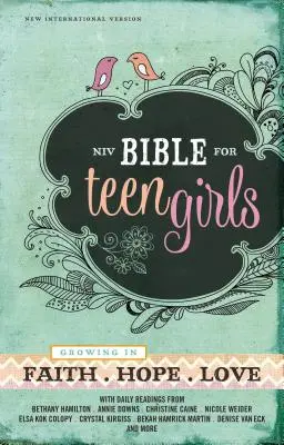 Biblia tini lányoknak - NIV: Growing in Faith, Hope, and Love (Növekvő hitben, reményben és szeretetben) - Bible for Teen Girls-NIV: Growing in Faith, Hope, and Love