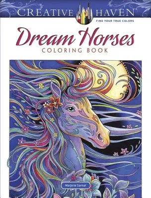 Creative Haven Álomlovak színezőkönyv - Creative Haven Dream Horses Coloring Book