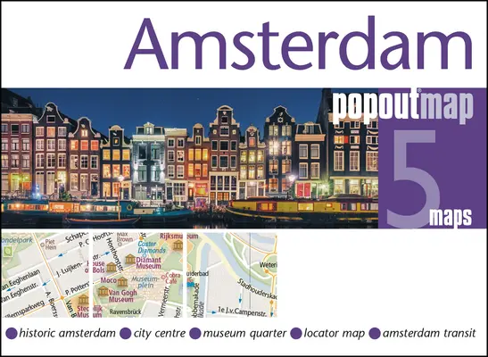 Amszterdam Popout térkép - Amsterdam Popout Map