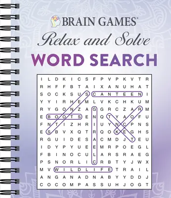 (Lila) - Brain Games - Relax and Solve: Word Search (Purple)