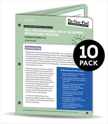 BUNDLE: Wright: The On-Your-Feet Guide to Real-Time Assessment for In-the Moment Instructional Decisions: 10 csomag - BUNDLE: Wright: The On-Your-Feet Guide to Real-Time Assessment for In-the Moment Instructional Decisions: 10 Pack