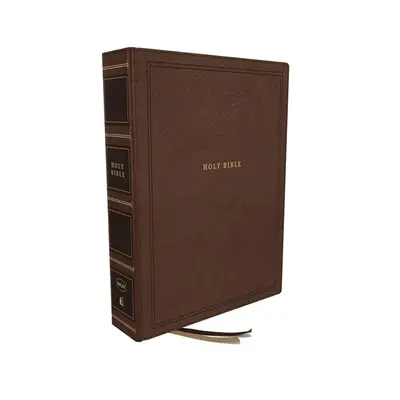 Nkjv, Reference Bible, Wide Margin Large Print, Leathersoft, Brown, Red Letter Edition, Comfort Print: Szent Biblia, New King James Version - Nkjv, Reference Bible, Wide Margin Large Print, Leathersoft, Brown, Red Letter Edition, Comfort Print: Holy Bible, New King James Version