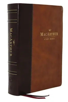 Nkjv, MacArthur Study Bible, 2nd Edition, Leathersoft, Brown, Indexed, Comfort Print: Unleashing God's Truth One Verse at a Time (Isten igazságának kibontakoztatása, egy-egy verssel) - Nkjv, MacArthur Study Bible, 2nd Edition, Leathersoft, Brown, Indexed, Comfort Print: Unleashing God's Truth One Verse at a Time