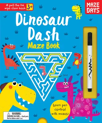 Dinosaur Dash Labirintuskönyv - Dinosaur Dash Maze Book