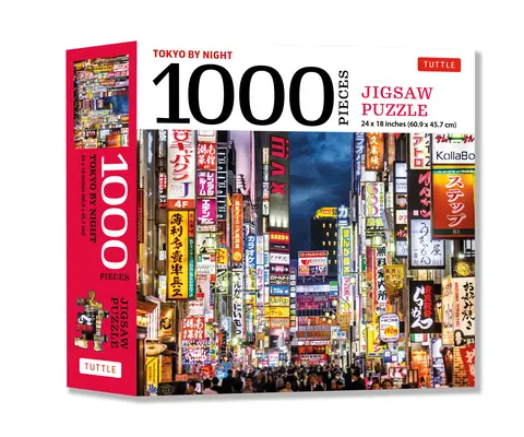 Noční Tokio - 1000 dílků puzzle: Noční čtvrť Kabuki-Čo v Tokiu: Hotový rozměr: 24 X 18 palců (61 X 46 CM). - Tokyo by Night - 1000 Piece Jigsaw Puzzle: Tokyo's Kabuki-Cho District at Night: Finished Size 24 X 18 Inches (61 X 46 CM)