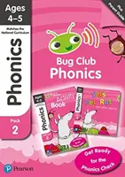 Phonics - Learn at Home Pack 2 (Bug Club), Phonics Sets 4-6, 4-5 éveseknek (Hat történet + Szülői útmutató + Tevékenységkönyv) - Phonics - Learn at Home Pack 2 (Bug Club), Phonics Sets 4-6 for ages 4-5 (Six stories + Parent Guide + Activity Book)