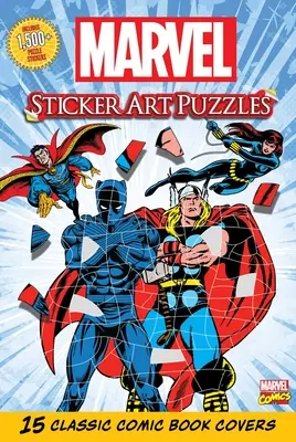 Marvel matrica művészeti rejtvények - Marvel Sticker Art Puzzles