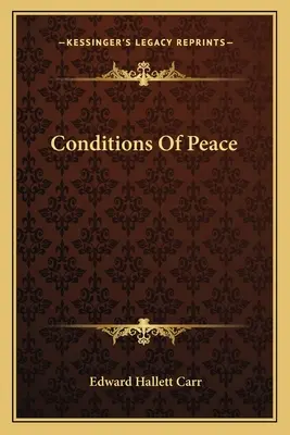 A béke feltételei - Conditions of Peace