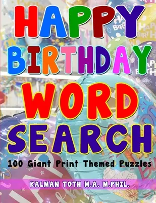 Boldog születésnapot szókereső - Happy Birthday Word Search