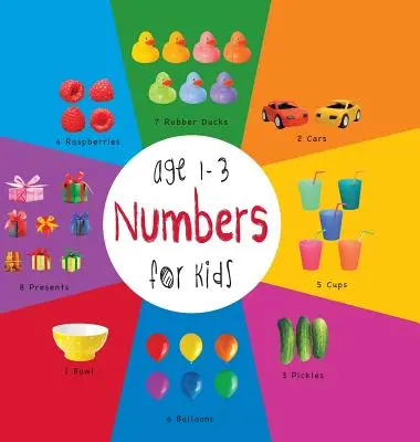 Számok gyerekeknek 1-3 éves korig (Engage Early Readers: Children's Learning Books) INGYENES EBOOK-kal - Numbers for Kids age 1-3 (Engage Early Readers: Children's Learning Books) with FREE EBOOK