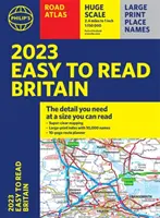 2023 Philip's Easy to Read Road Atlas Britain - (A4-es karton) - 2023 Philip's Easy to Read Road Atlas Britain - (A4 Paperback)