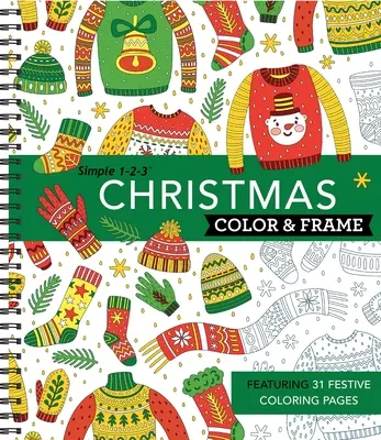 Color & Frame - Karácsony (Színezőkönyv) - Color & Frame - Christmas (Coloring Book)