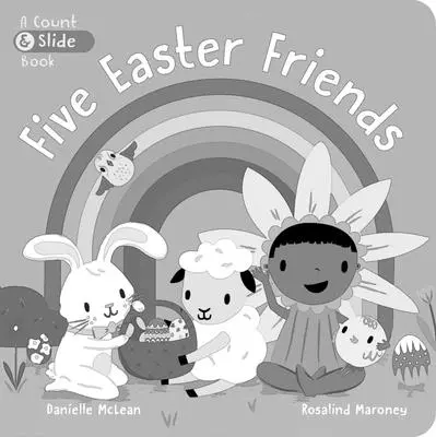 Öt húsvéti barát: A Count & Slide Book - Five Easter Friends: A Count & Slide Book