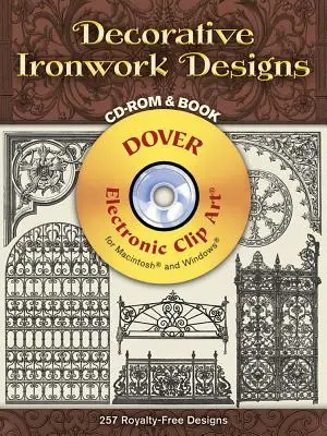 Díszítő vasszerkezetek [CD_Rom CD-vel] - Decorative Ironwork Designs [With CD_Rom]