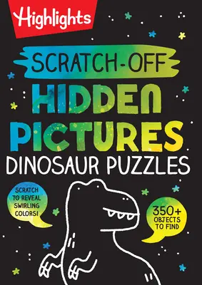 Kaparós rejtett képek Dinoszaurusz rejtvények - Scratch-Off Hidden Pictures Dinosaur Puzzles