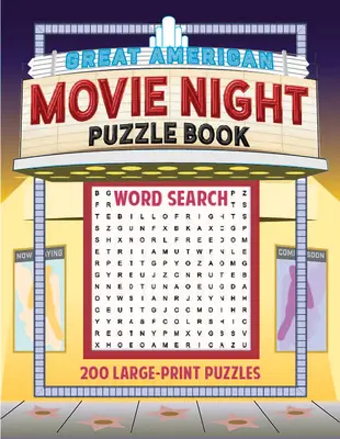 Great American Movie Night Puzzle Book: 200 nagyméretű rejtvény: 200 nagyméretű puzzle - Great American Movie Night Puzzle Book: 200 Large-Print Puzzles