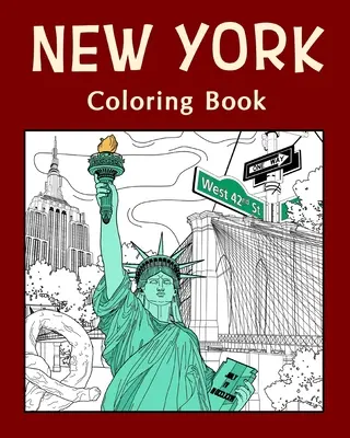 New York színező könyv - New York Coloring Book