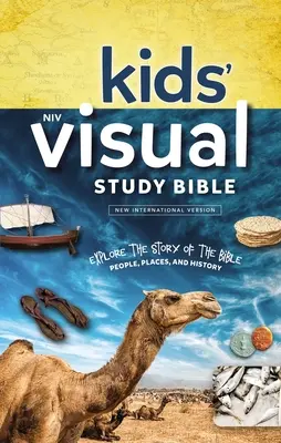 Niv, Kids' Visual Study Bible, Keményfedeles, kék, színes belsővel: Fedezd fel a Biblia történetét--- Emberek, helyek és történelem - Niv, Kids' Visual Study Bible, Hardcover, Blue, Full Color Interior: Explore the Story of the Bible---People, Places, and History