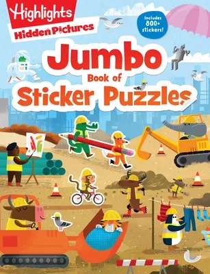 A matricás kirakós játékok óriáskönyve - Jumbo Book of Sticker Puzzles