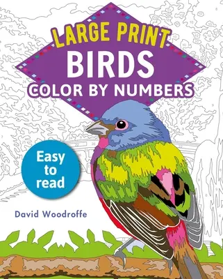 Nagy nyomtatásban Színezd ki számok szerint a madarakat: Könnyen olvasható - Large Print Color by Numbers Birds: Easy-To-Read