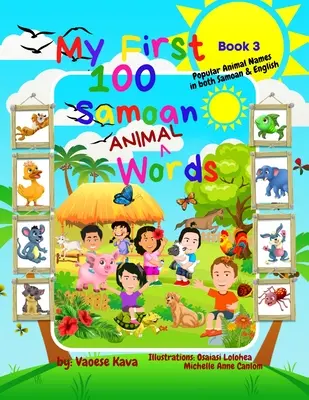 Az első 100 szamoai állatszavam - 3. könyv - My First 100 Samoan Animal Words - Book 3