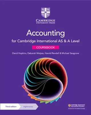 Cambridge International as & a Level Accounting Coursebook with Digital Access (2 év) - Cambridge International as & a Level Accounting Coursebook with Digital Access (2 Years)